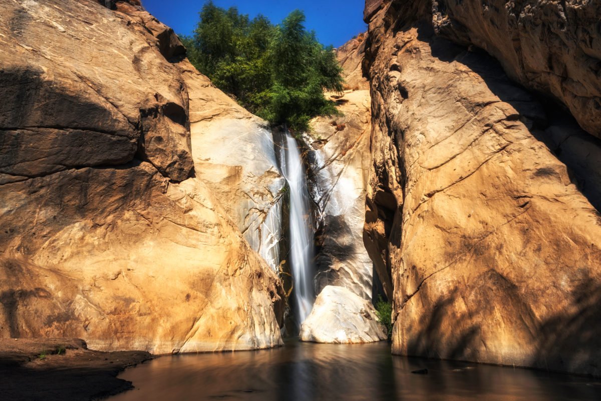 Waterfall at Indian Canyons